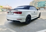 White Audi A3 Convertible 2020